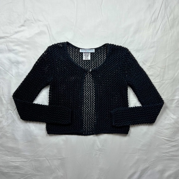 90’s Knit One Button Cardigan - Picture 2 of 6